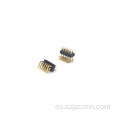Cabezal de clavija de 1,27 mm de doble fila PA6T